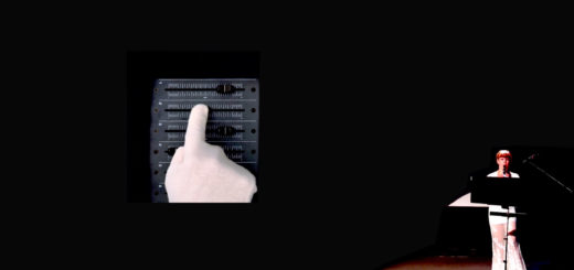 Still aus: Johannes Kreidler: Two Pieces for Clarinet and Video